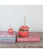 Stoneware Cherry Shaped Jar – Unique Kitchen Storage & Decor