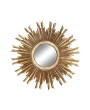 Golden Sunburst Wall Mirror – Round Antique Gold Mirror