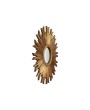 Golden Sunburst Wall Mirror – Round Antique Gold Mirror