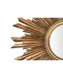 Golden Sunburst Wall Mirror – Round Antique Gold Mirror