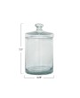4 Cup Glass Jar with Lid – Stylish & Functional Storage Solution