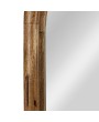 Natural Arched Mango Wood Framed Wall Mirror – Elegant Rustic Décor