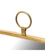 Elegant Gold Metal Framed Wall Mirror – Luxurious Home Decor