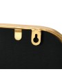 Elegant Gold Metal Framed Wall Mirror – Luxurious Home Decor