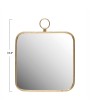 Elegant Gold Metal Framed Wall Mirror – Luxurious Home Decor
