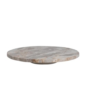 Multi-Color Marble Lazy Susan – 14" Rotating Serving Tray
