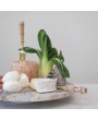Multi-Color Marble Lazy Susan – 14" Rotating Serving Tray