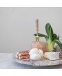 Multi-Color Marble Lazy Susan – 14" Rotating Serving Tray