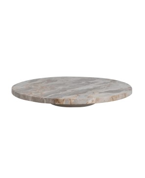 Multi-Color Marble Lazy Susan – 14" Rotating Serving Tray