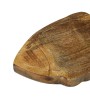 Hand-Carved Mango Wood Fish Dish – Natural Rustic Serveware