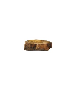Hand-Carved Mango Wood Fish Dish – Natural Rustic Serveware