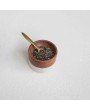 Marble & Acacia Wood Pinch Pot – Stylish & Functional Kitchen Storage