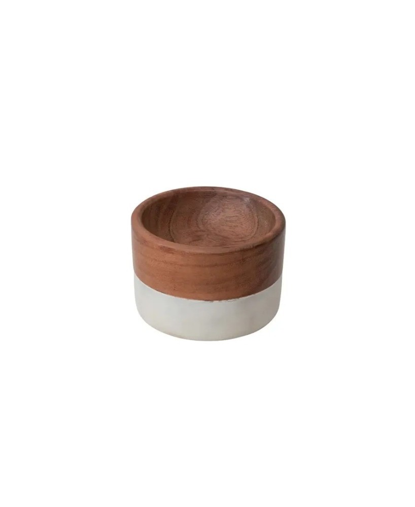 Marble & Acacia Wood Pinch Pot – Stylish & Functional Kitchen Storage Marble & Acacia Wood Pinch Pot – Stylish & Functional Kitchen Storage