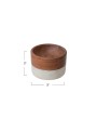 Marble & Acacia Wood Pinch Pot – Stylish & Functional Kitchen Storage