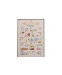 Canvas Framed Alphabet Wall Décor - Colorful Educational Art for Kids