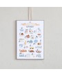 Canvas Framed Alphabet Wall Décor - Colorful Educational Art for Kids