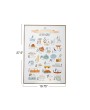 Canvas Framed Alphabet Wall Décor - Colorful Educational Art for Kids