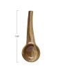 Two-Tone Stoneware Spoon – 7.25", Reactive Glaze, Brown & Beige