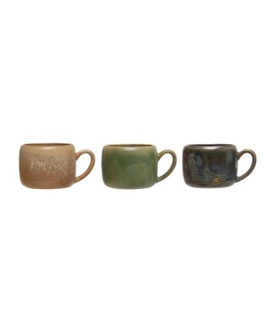 Stoneware Mug – Reactive Glaze, Unique Colors & Durable Design