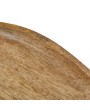 Mango Wood Fish-Shaped Dish – Hand-Carved Coastal Serveware
