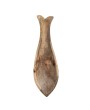 Mango Wood Fish-Shaped Dish – Hand-Carved Coastal Serveware