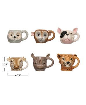 Ceramic Animal Head Mug – Fun & Unique Coffee Mug