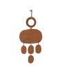 Handmade Terra-cotta Wall Hanging with Jute Hanger - Natural & Rustic