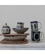 12 oz. Hand-Painted Stoneware Mug – Farmhouse-Style Drinkware