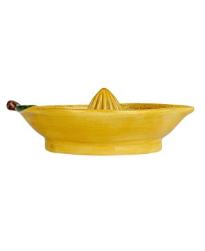 Hand-Painted Stoneware Lemon Juicer – Rustic Farmhouse Kitchen