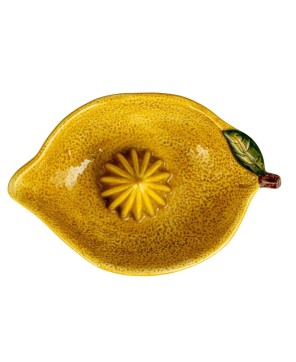 Hand-Painted Stoneware Lemon Juicer – Rustic Farmhouse Kitchen