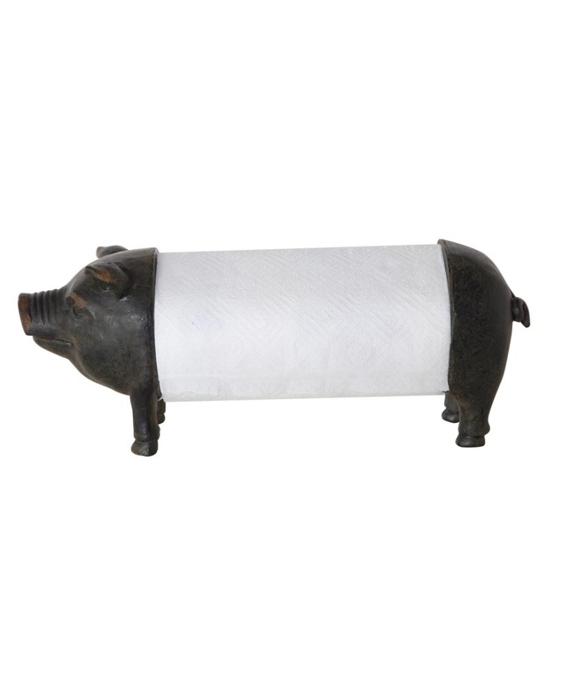 Farmhouse Pig Paper Towel Holder – Rustic & Functional Decor Farmhouse Pig Paper Towel Holder – Rustic & Functional Decor