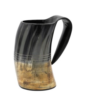 45 oz. Natural Horn Pitcher – Unique, Handcrafted & Rustic