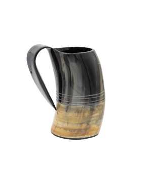 45 oz. Natural Horn Pitcher – Unique, Handcrafted & Rustic
