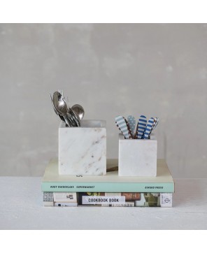 White Marble Container – Stylish & Versatile Storage