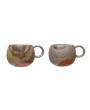 16 oz. Stoneware Mug – Reactive Glaze, 2 Colors, Elegant & Durable