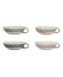 8 oz. Stoneware Bowl with Handle & Stripes – Cozy & Versatile