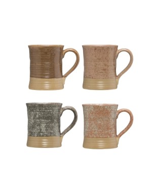 16 oz. Stoneware Mug with Reactive Glaze – Cozy & Stylish