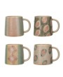 20 oz. Hand-Painted Terra-Cotta Mug – Unique & Rustic Design