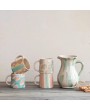 20 oz. Hand-Painted Terra-Cotta Mug – Unique & Rustic Design