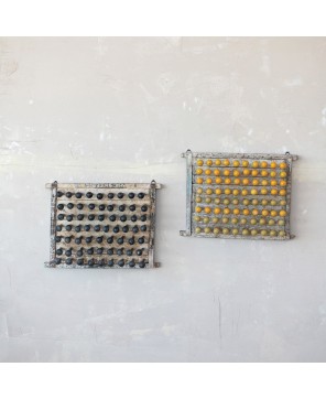 Found Wood Balloon Mould Wall Hanging - Rustic Charm for Your Wall