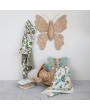 Hand-Woven Water Hyacinth Butterfly Wall Décor - Coastal Charm