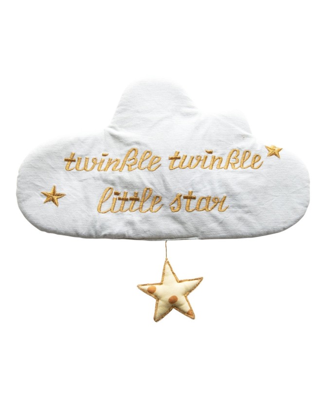 Twinkle Twinkle Cloud Wall Hanging for Children's Room