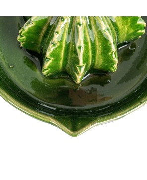 Cactus-Shaped Stoneware Juicer – Green, Boho Kitchen Essential