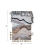 Hand-Woven Cotton Blend Wall Hanging with Wood Hanger, Multi-Color