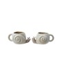 Stoneware Snail Shaped Mug - Unique Glaze, Speckled Brown & Cream