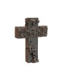 Reclaimed Wood Print Block Cross Wall Décor for Rustic & Easter Styles