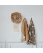 Boho Paper Rope & Raffia Lion Head Wall Décor for Bold Home Accent