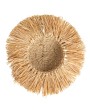 Boho Paper Rope & Raffia Lion Head Wall Décor for Bold Home Accent