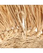 Boho Paper Rope & Raffia Lion Head Wall Décor for Bold Home Accent