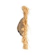 Boho Paper Rope & Raffia Lion Head Wall Décor for Bold Home Accent